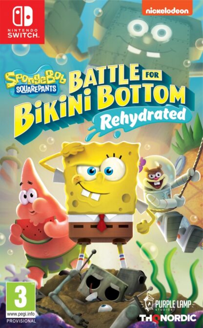 【日本語対応】Spongebob SquarePants: Battle for Bikini Bottom - Rehydrated (輸入版) - Nintendo Switch